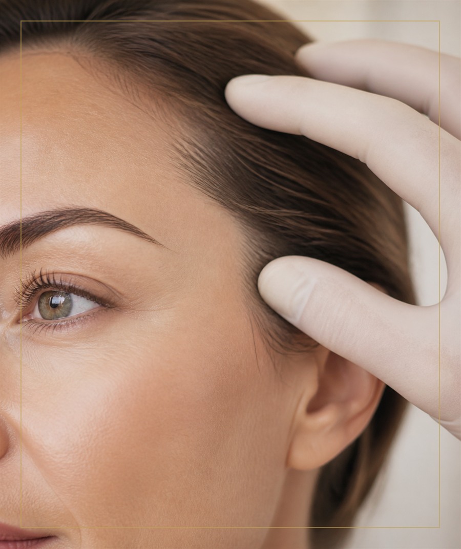 Náhľad zákroku Temporal browlift